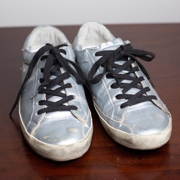 Golden Goose Metallic Superstars - Picture 1 of 5
